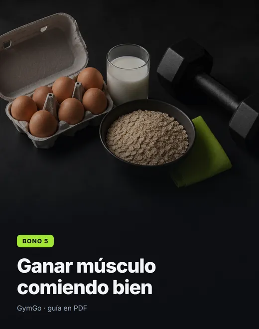 Guía: ganar músculo comiendo bien