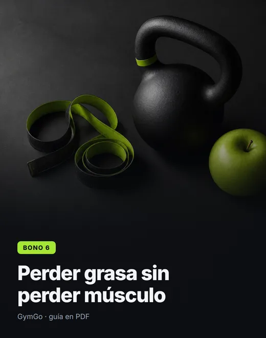 Guía: perder grasa sin perder músculo